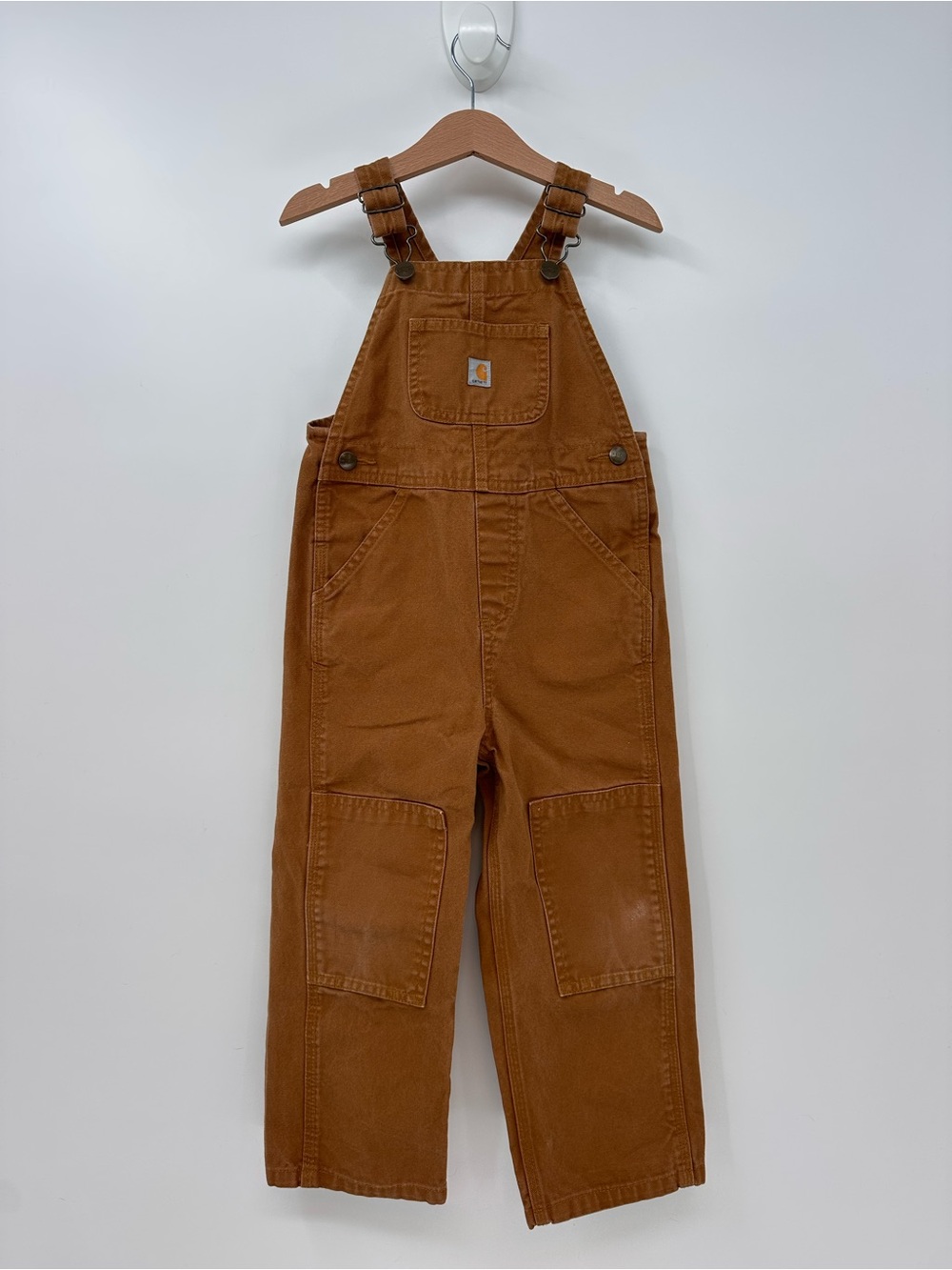 Carhartt Tan Canvas Overalls Size 4T